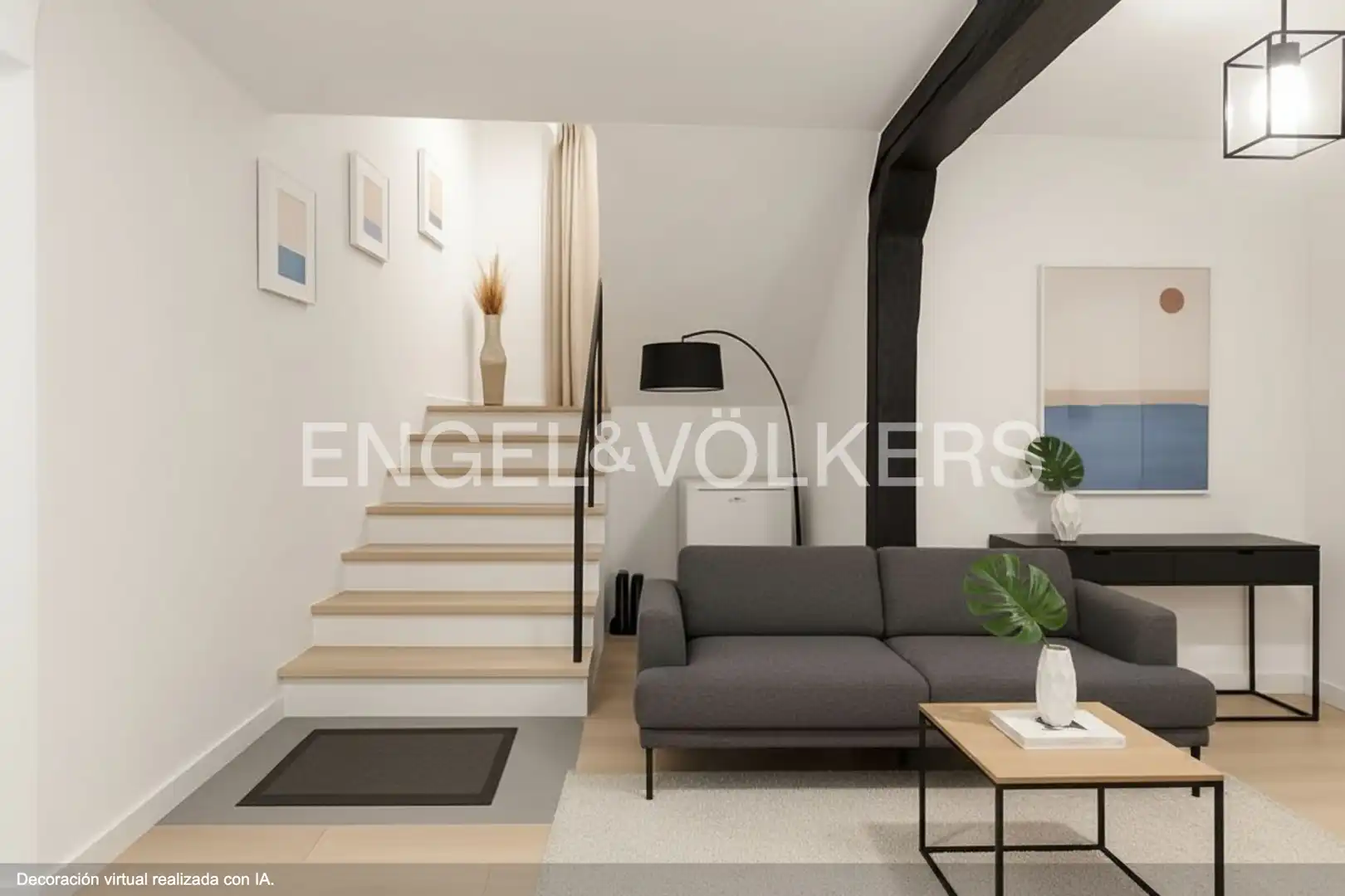 Sala de estar de Finca rústica en venta en Entrambasaguas con Calefacción, Jardín privado y Balcón
