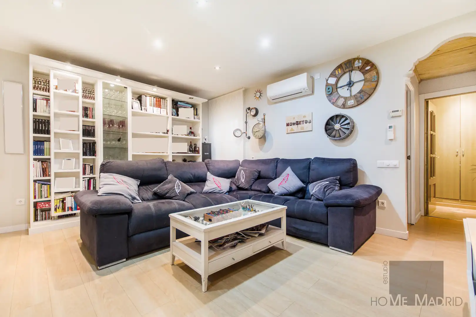 Sala de estar de Piso en venta en  Madrid Capital con Aire acondicionado y Calefacción