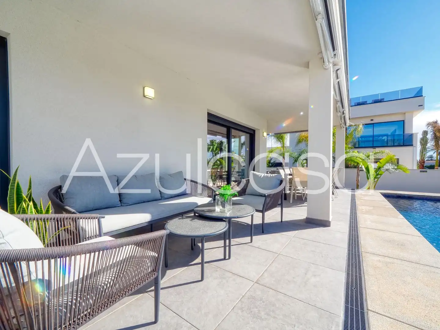Terraza de Casa o chalet en venta en Sant Joan d'Alacant con Aire acondicionado, Terraza y Piscina