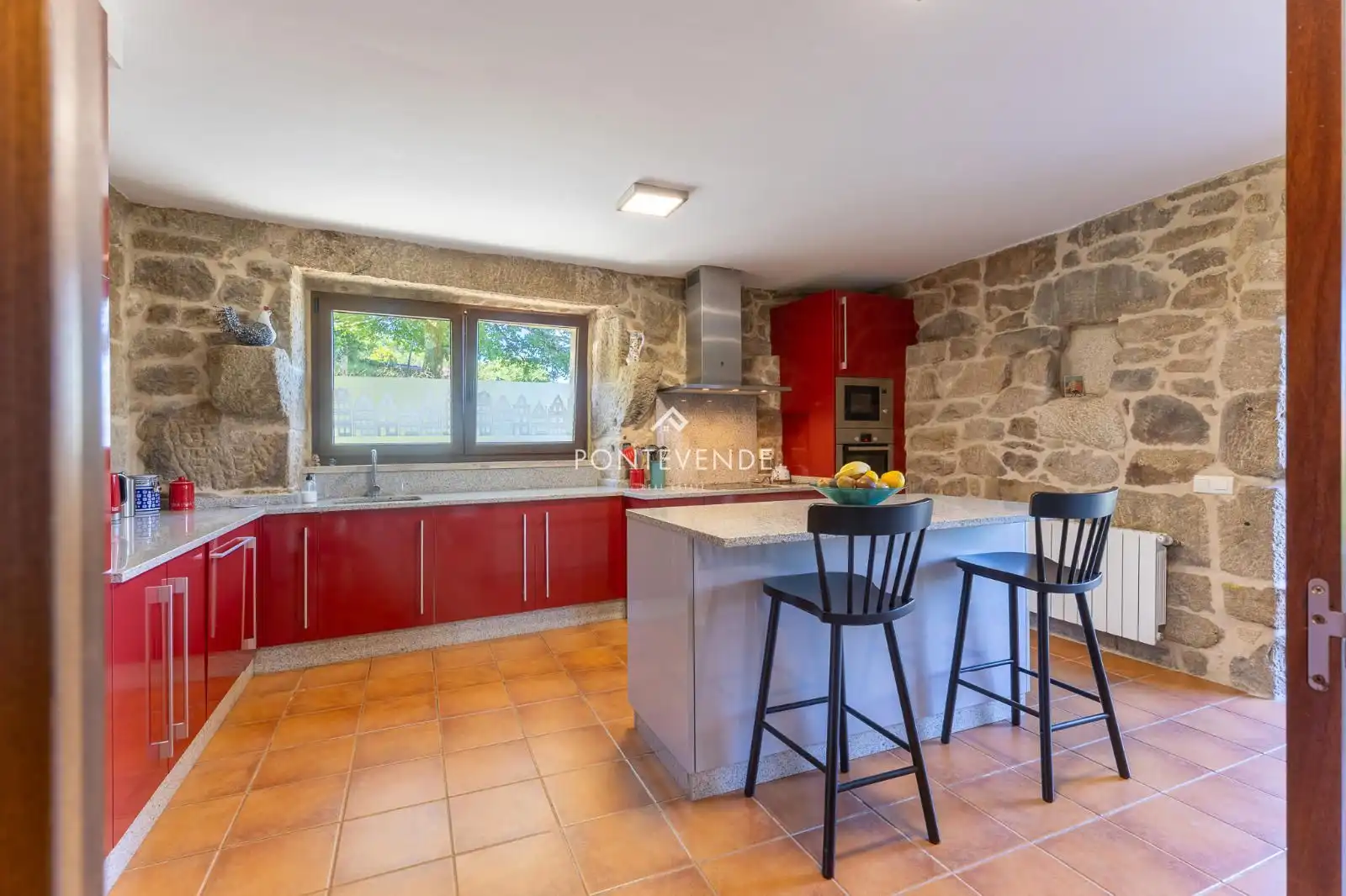 Cocina de Casa o chalet en venta en Cotobade con Calefacción, Jardín privado y Terraza
