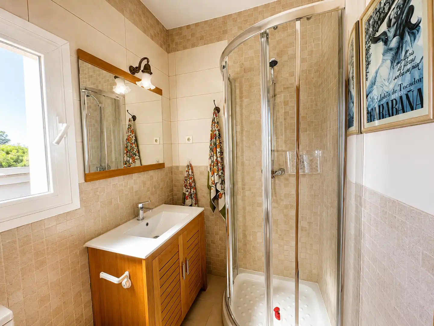 Bathroom of Houses for rent in Hoyo de Manzanares  with Private garden, Swimming Pool and Furnished