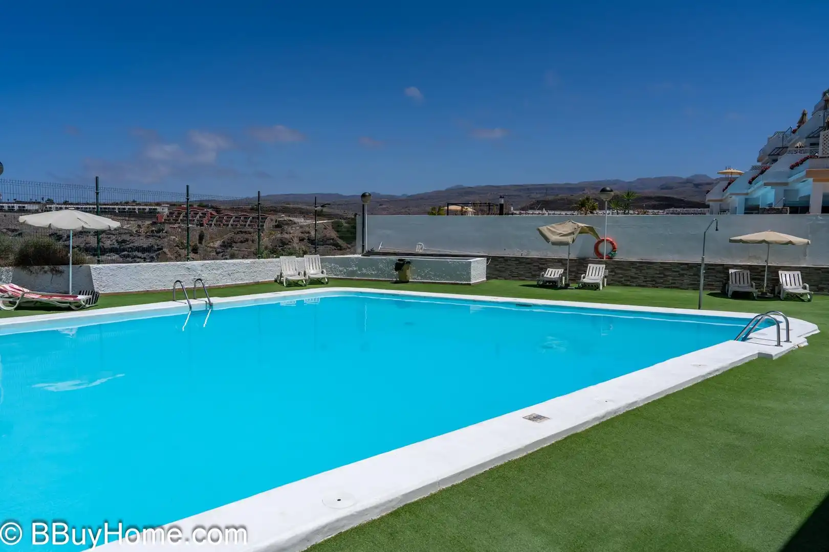Schwimmbecken von Wohnungen zur Miete in Mogán mit Klimaanlage, Terrasse und Möbliert