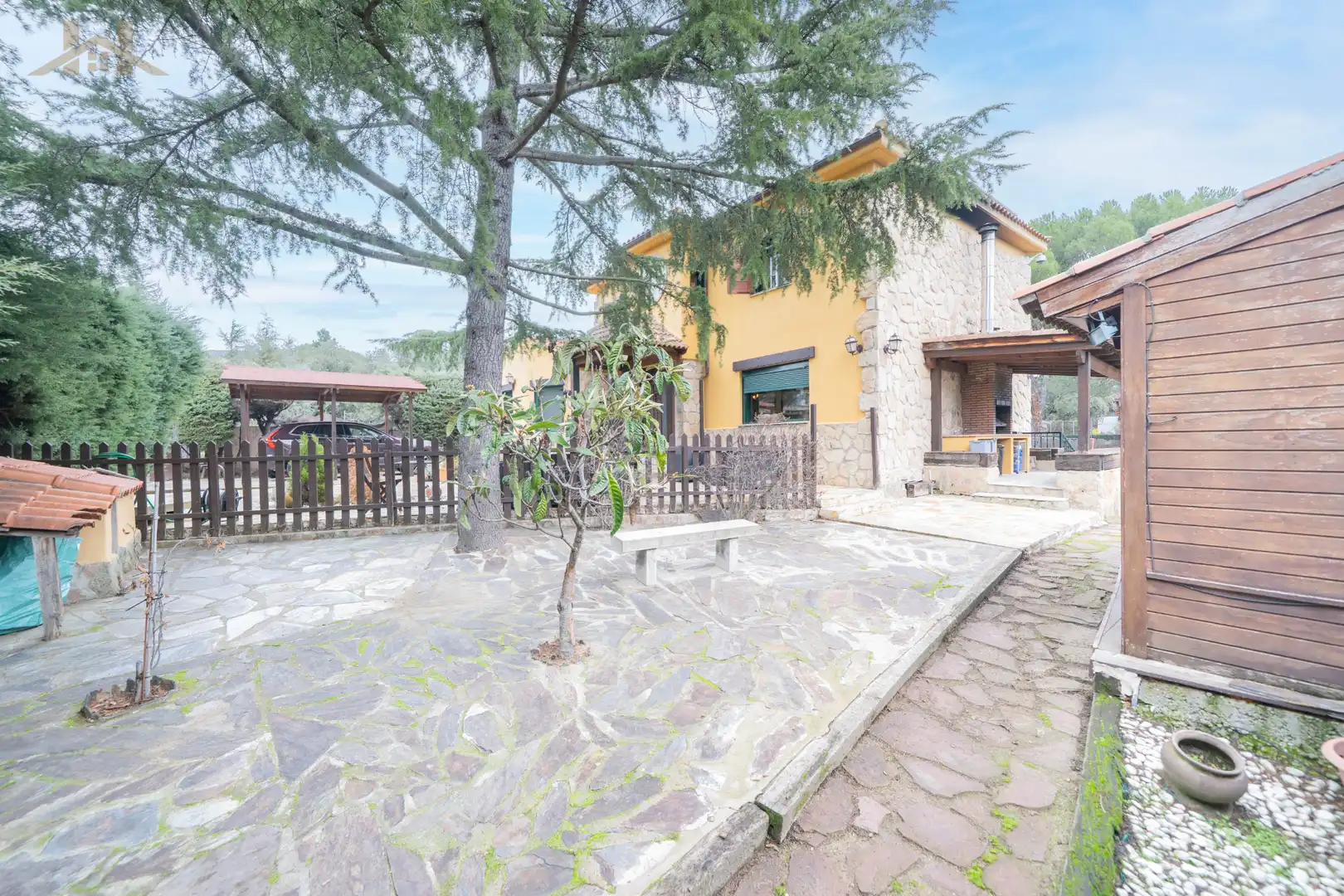 Jardí de Casa o xalet en venda en Alpedrete amb Jardí privat, Terrassa i Traster