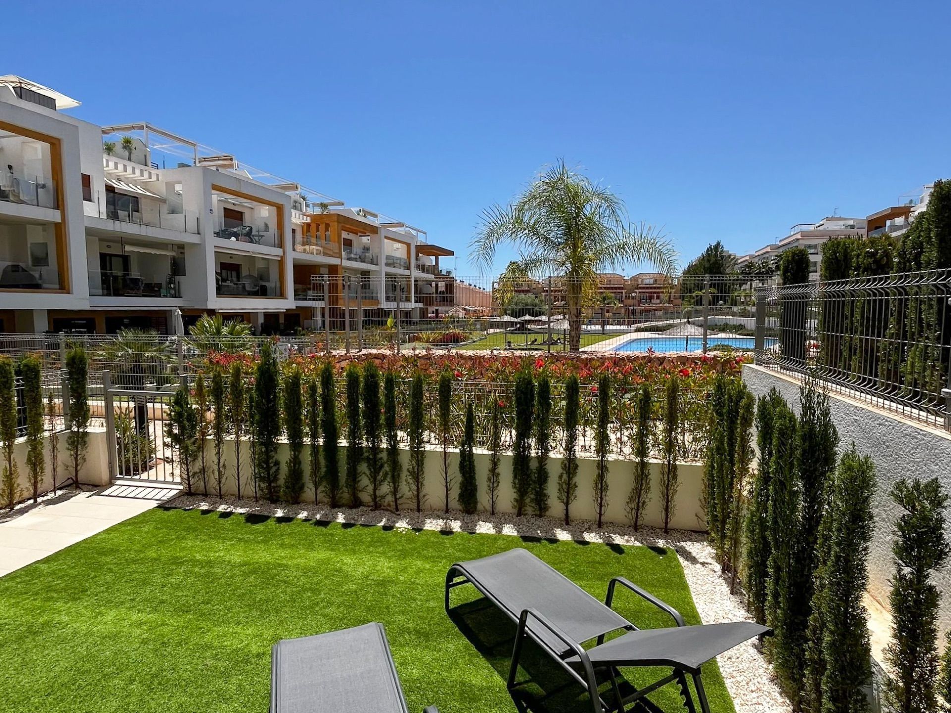 Garden of Apartment to rent in Orihuela  with Air Conditioner, Terrace and Furnished