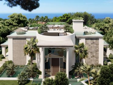 Casa con piscina en venta en Milla de Oro