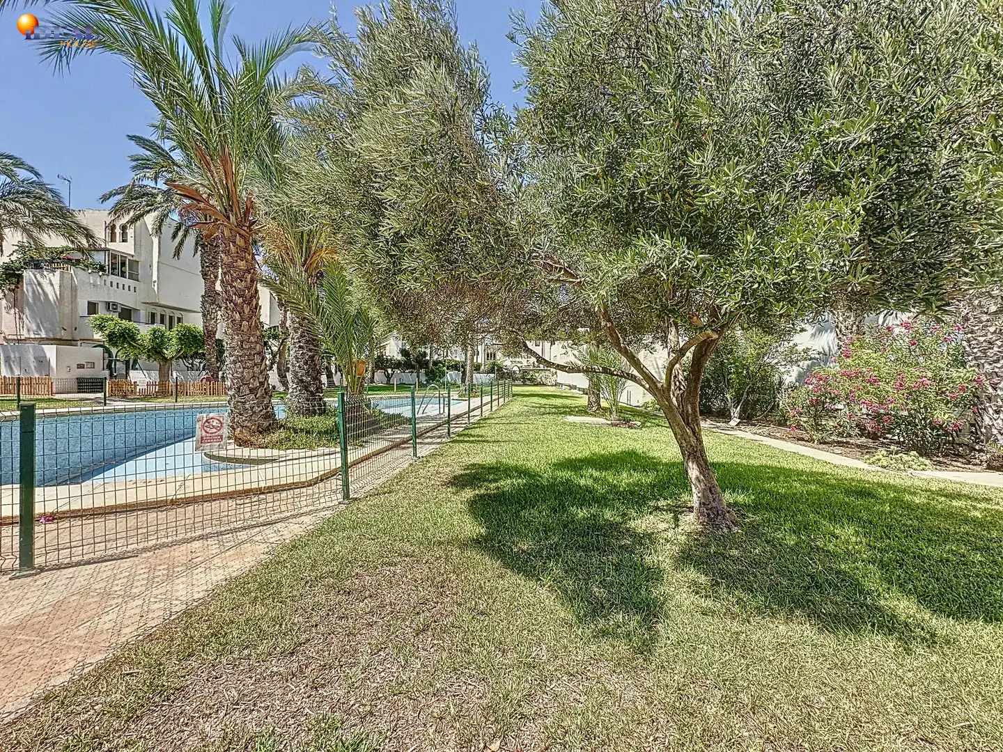 Swimming pool of Apartments for sale in Roquetas de Mar  with Private garden and Community pool