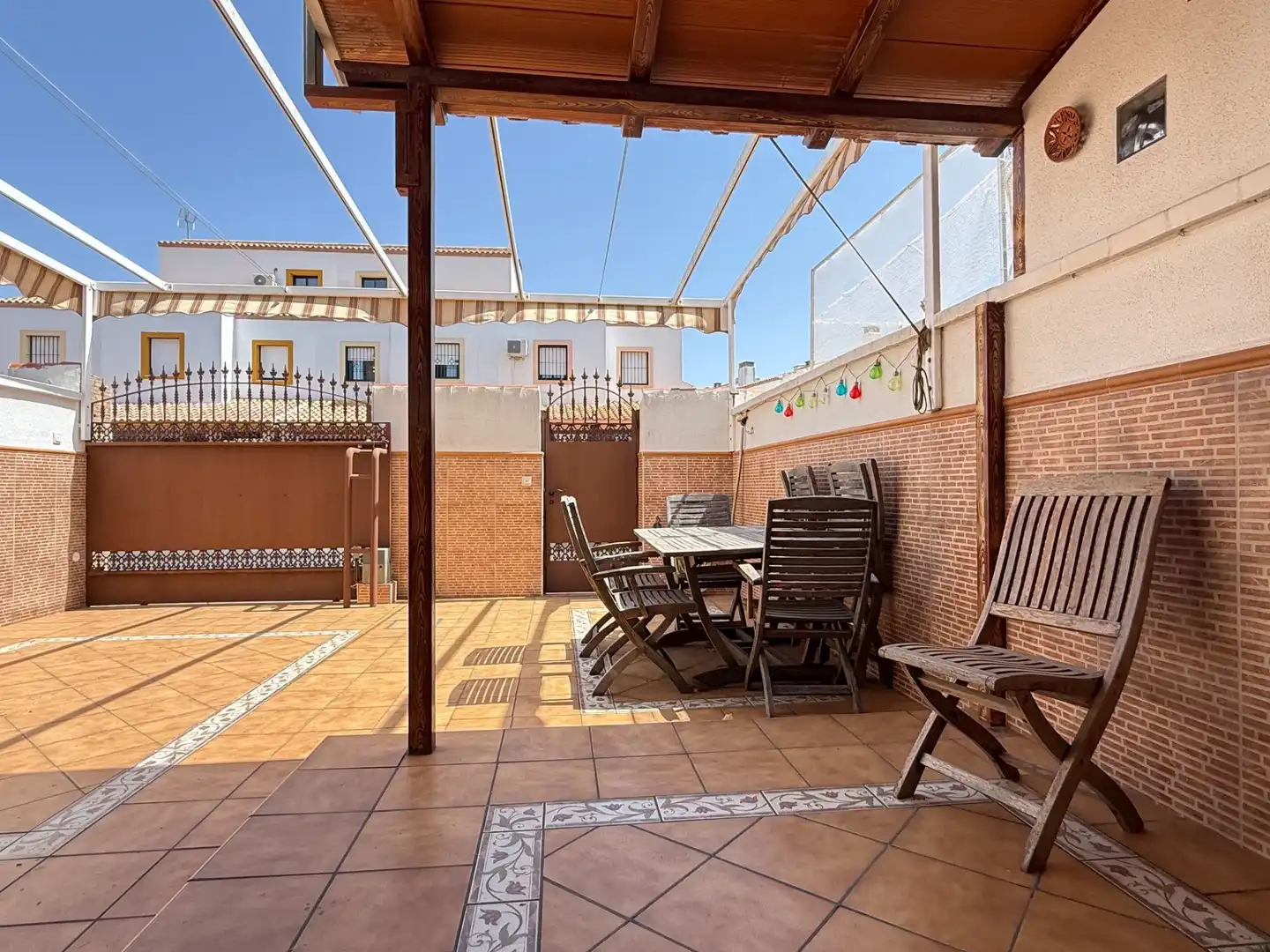 Terraza de Casa adosada en venta en Aljaraque con Trastero y Amueblado