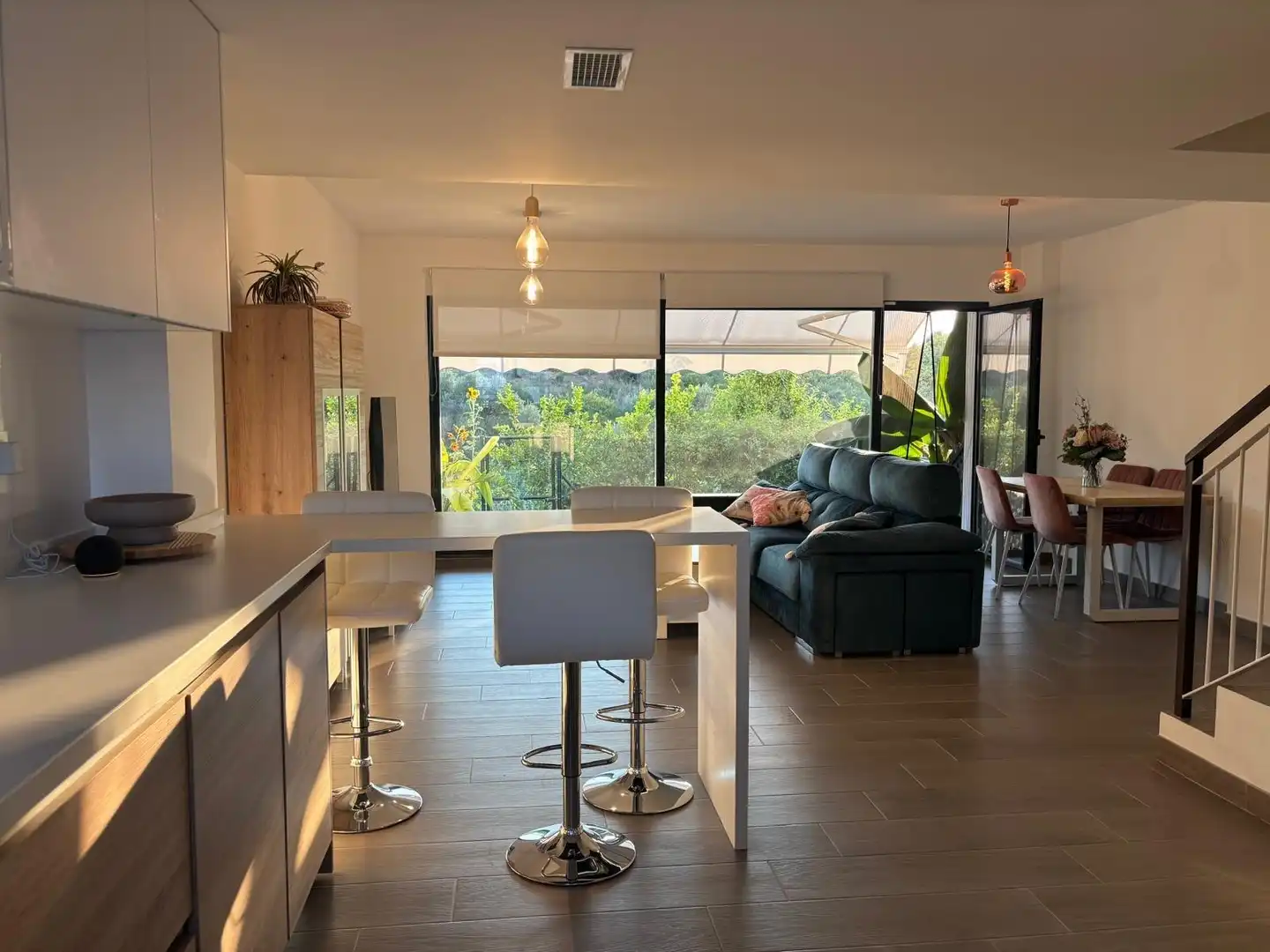Sala de estar de Casa adosada en venta en Alhaurín de la Torre con Aire acondicionado, Terraza y Trastero
