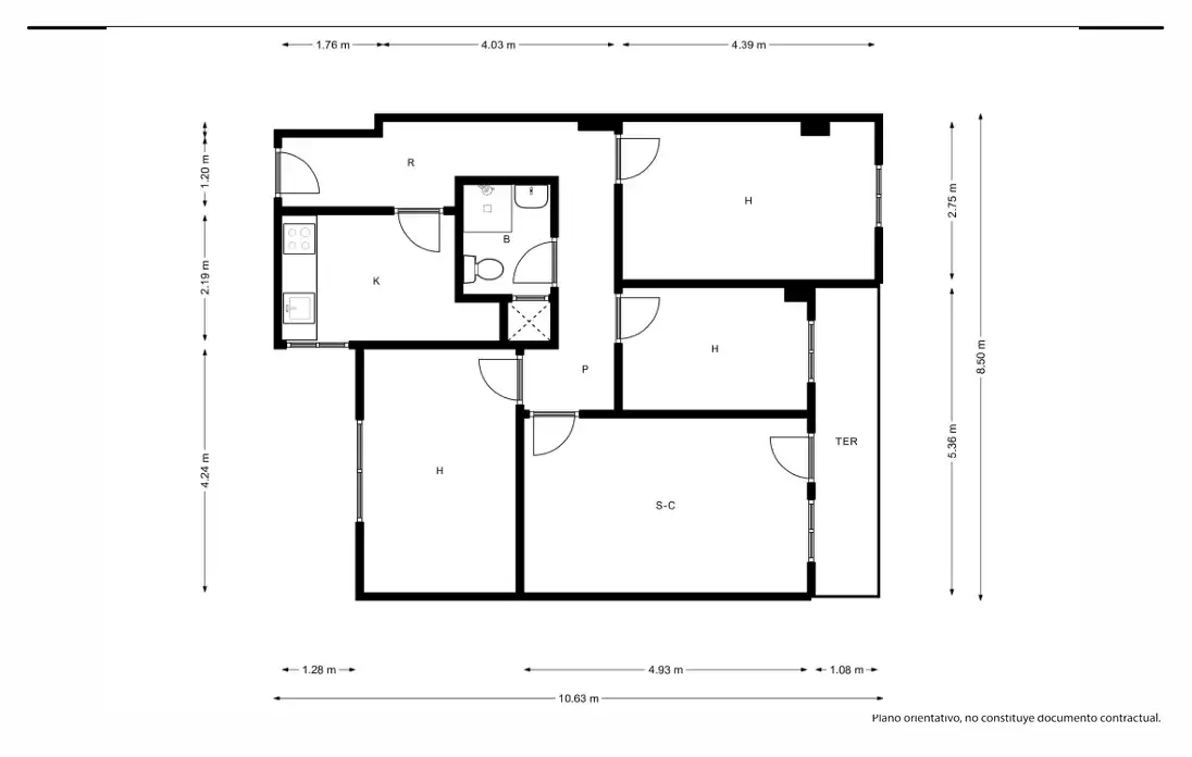 Flat for sale in Zaragoza  with Heating, Parquet flooring and Oven