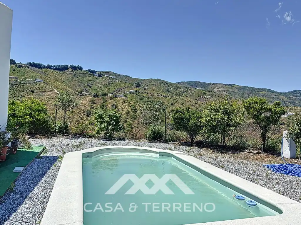 Swimming pool of Country homes for sale in El Borge  with Air Conditioner and Swimming Pool