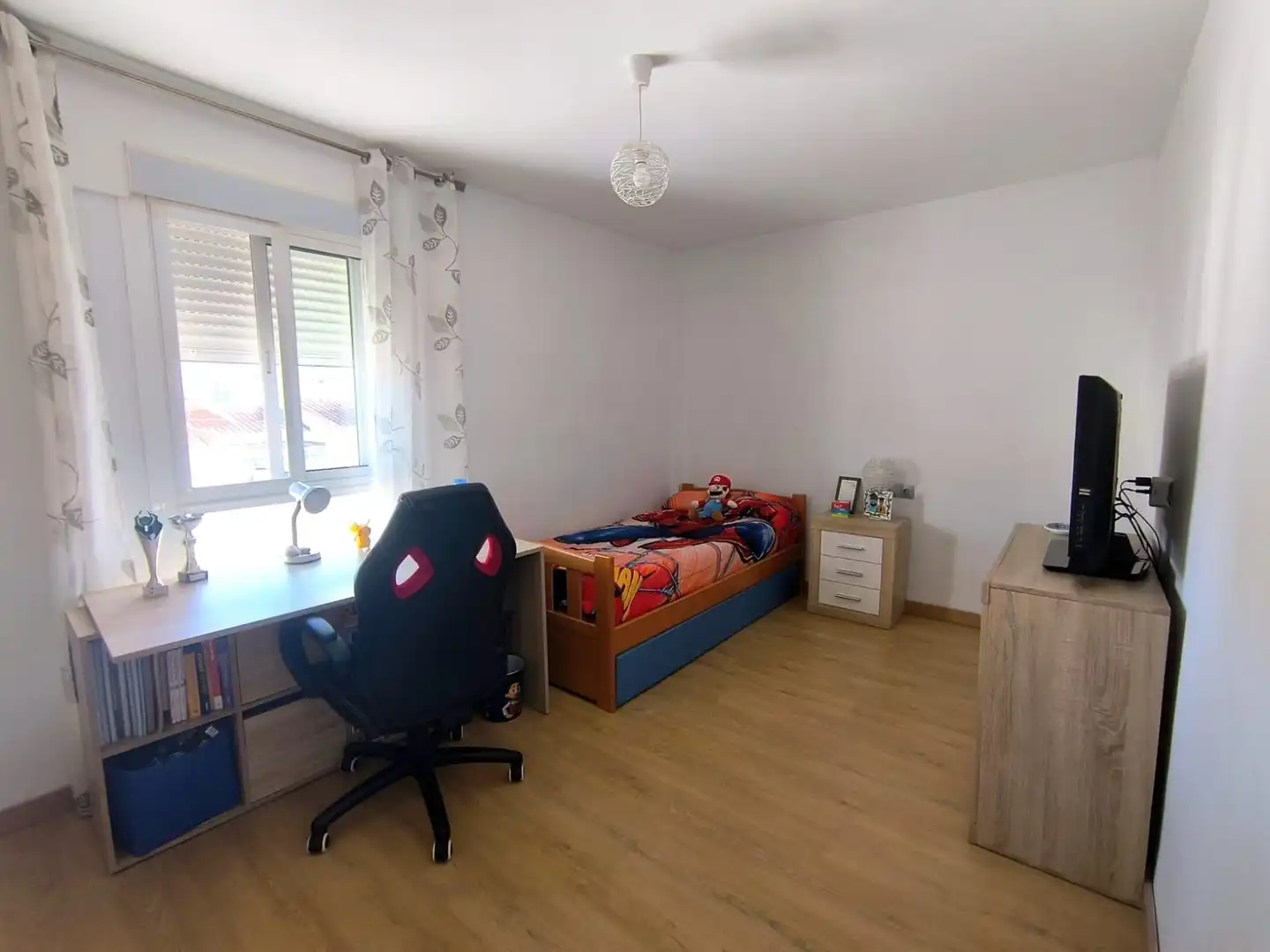 Schlafzimmer von Maisonette zum Verkauf in Alhaurín de la Torre mit Klimaanlage, Parkett und Terrasse