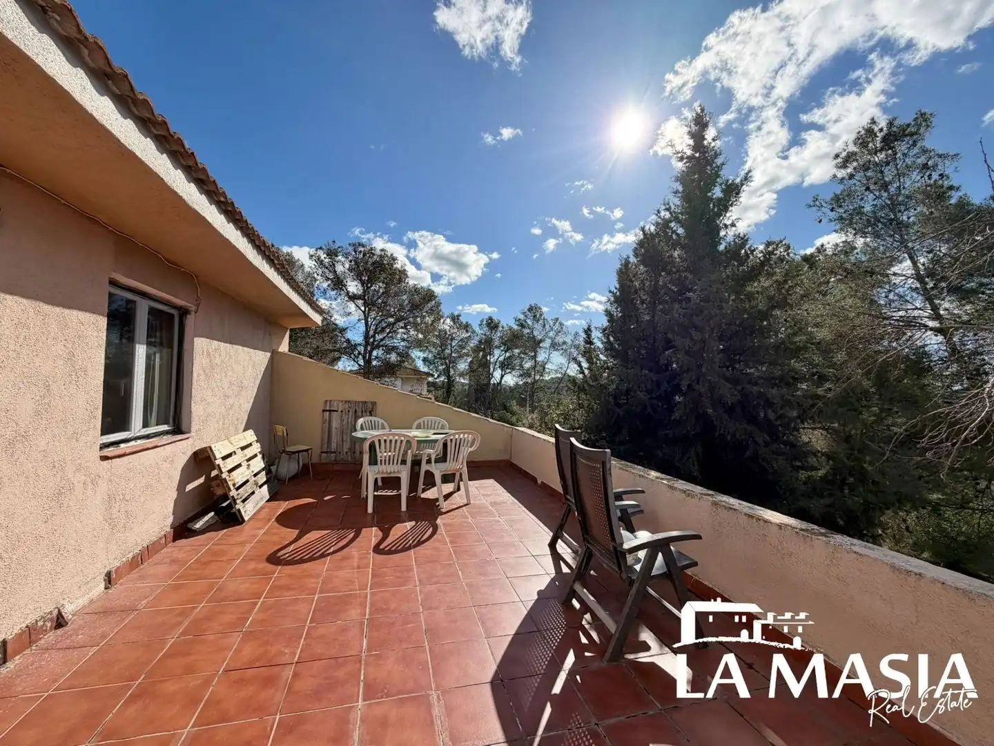 Terrassa de Casa o xalet en venda en Olivella amb Calefacció, Jardí privat i Terrassa