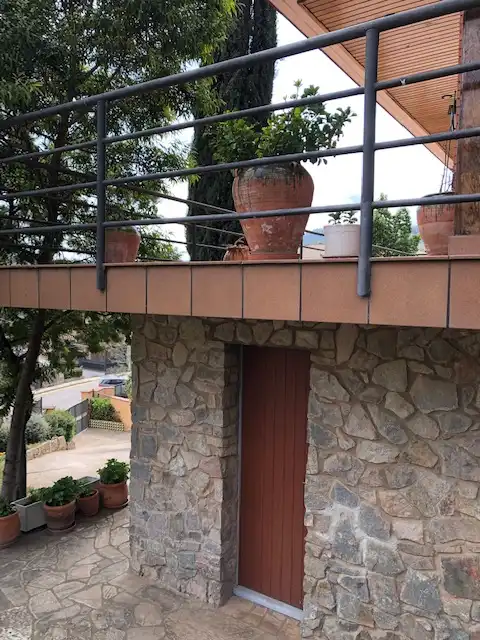Terrassa de Casa o xalet en venda en La Palma de Cervelló amb Aire condicionat, Calefacció i Jardí privat