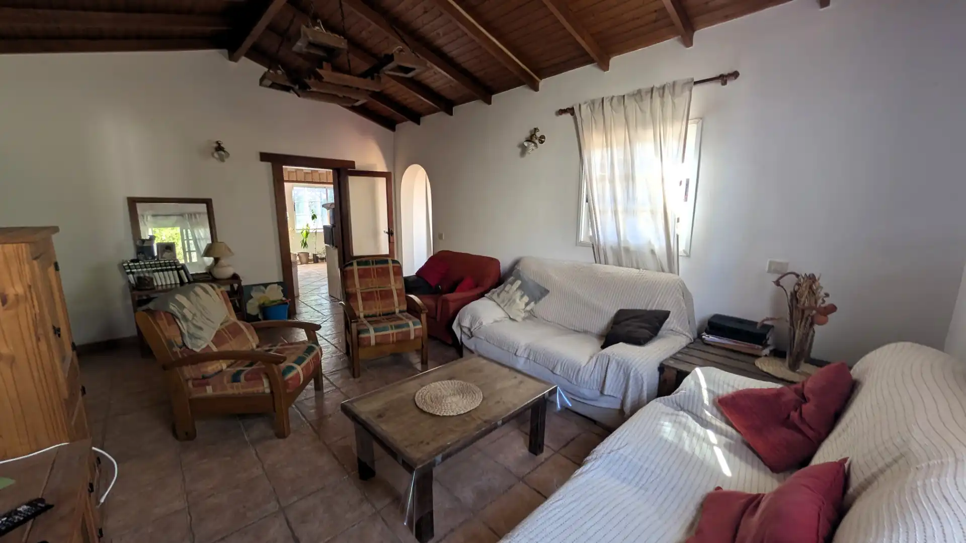 Sala d'estar de Casa o xalet en venda en Antigua amb Jardí privat, Terrassa i Traster