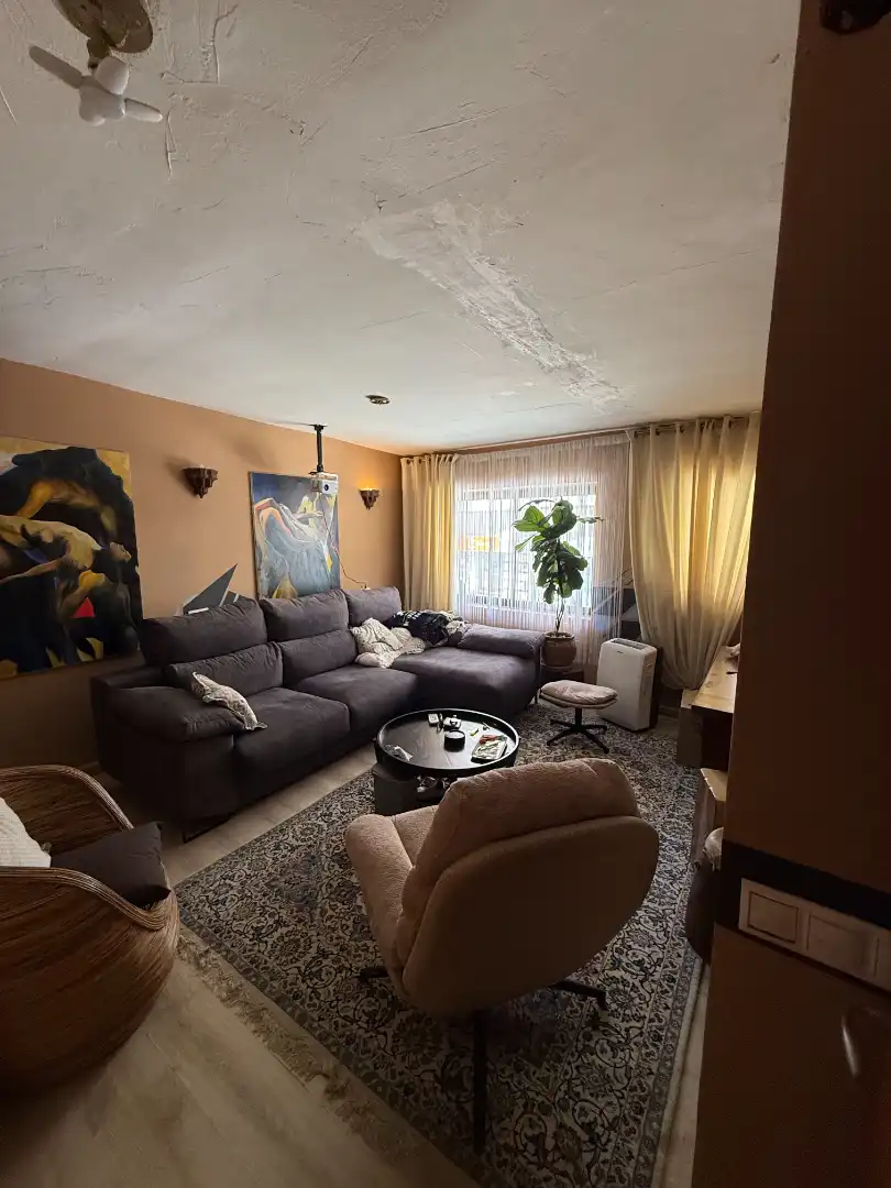 Sala de estar de Casa adosada en venta en Vinaròs con Aire acondicionado, Horno y Balcón
