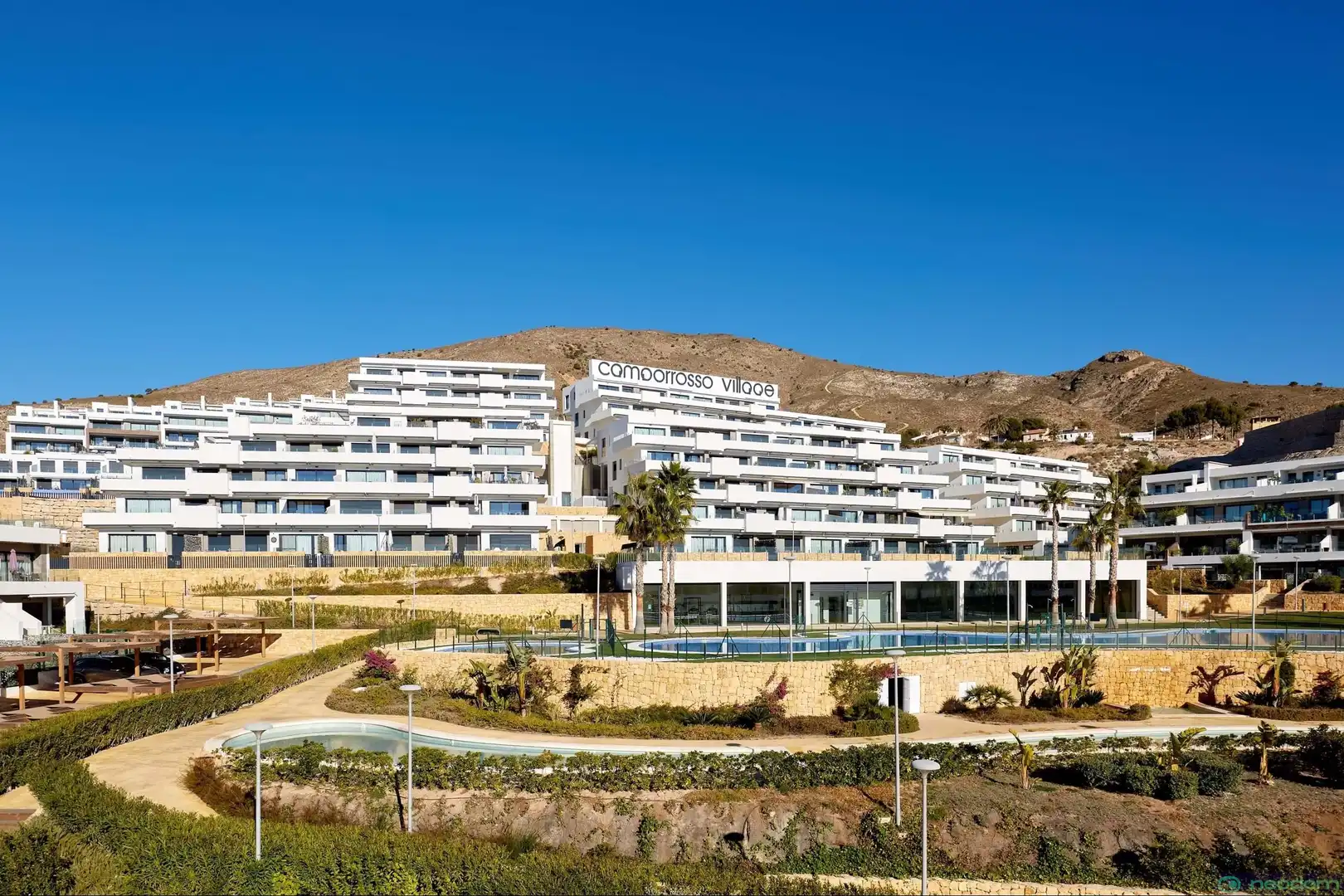 Vista exterior de Dúplex en venta en Finestrat con Aire acondicionado, Calefacción y Terraza