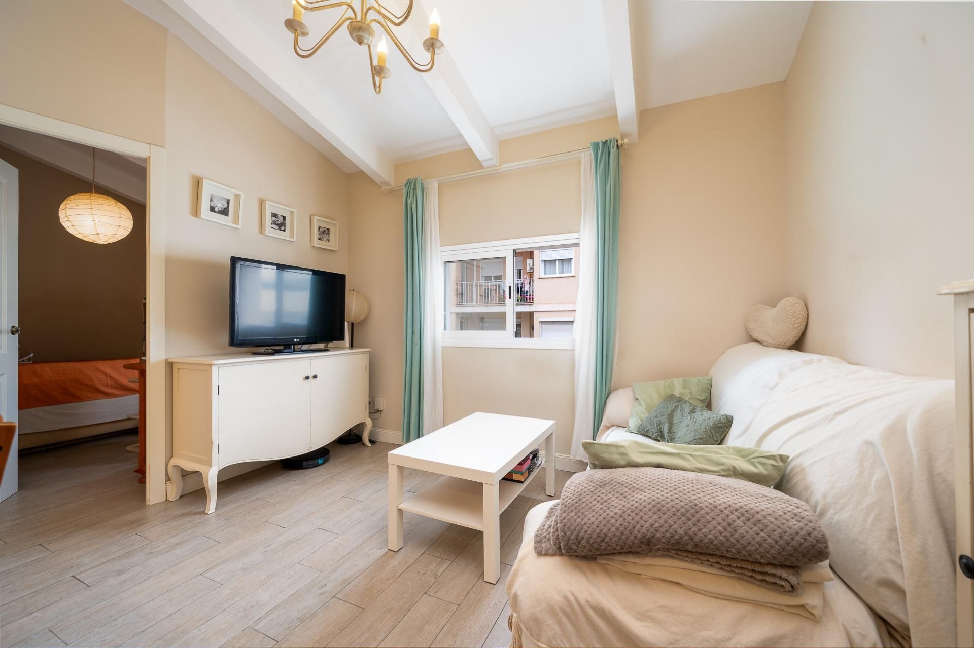 Living room of Flat for sale in  Palma de Mallorca  with Air Conditioner, Storage room and Furnished