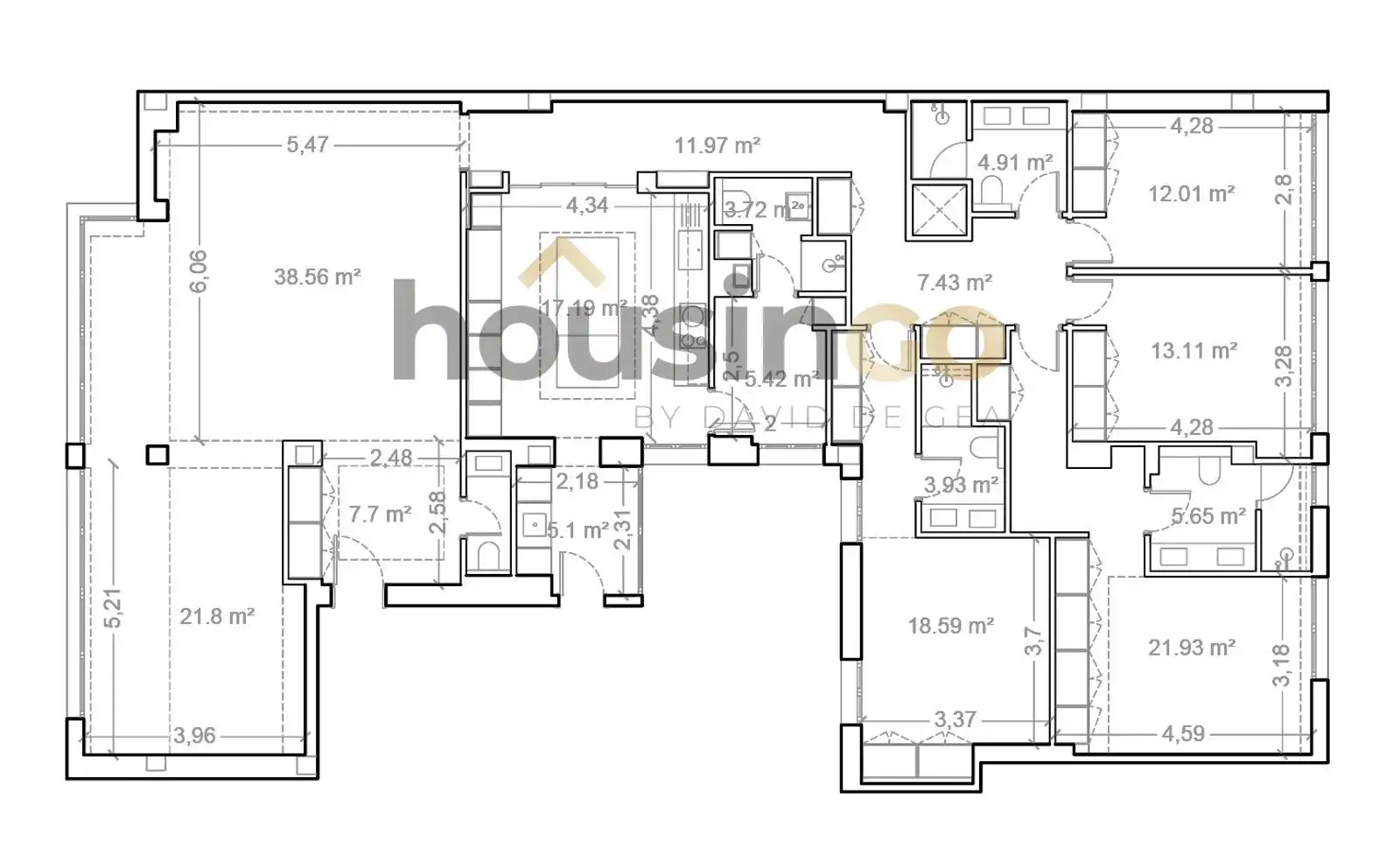 Appartement avec ascenseur à vendre à Barrio de Salamanca, imagen 53