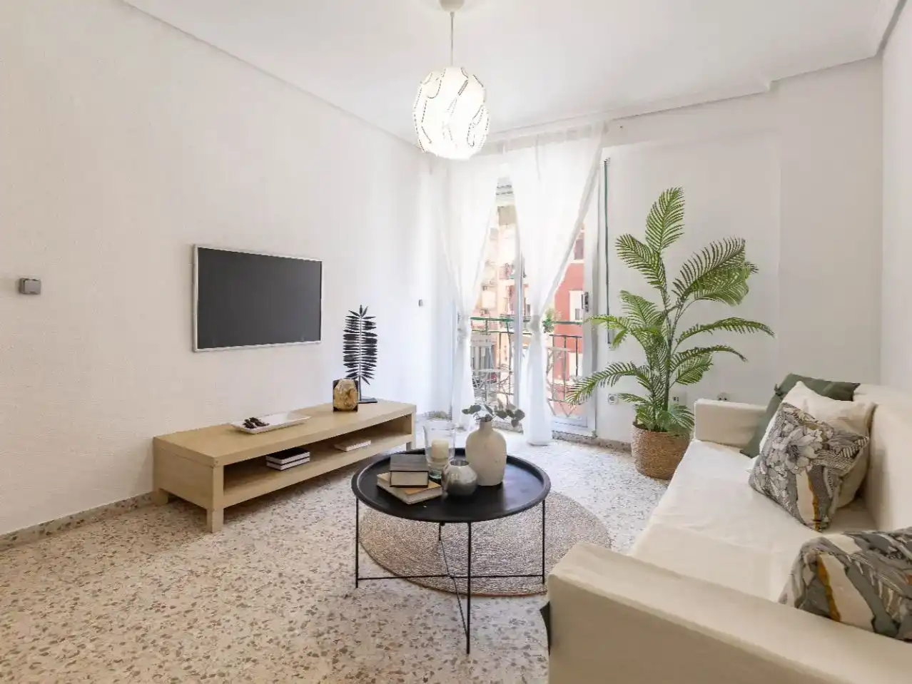 Wohnzimmer von Wohnung zum Verkauf in  Valencia Capital mit Balkon