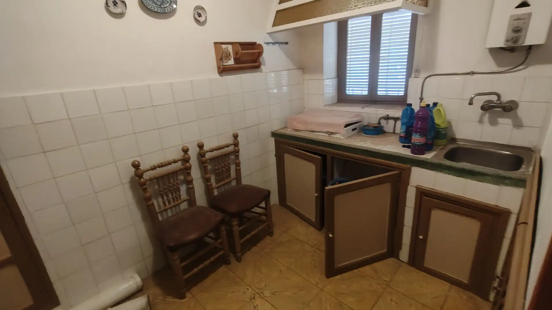 Cuina de Casa o xalet en venda en Baza amb Moblat