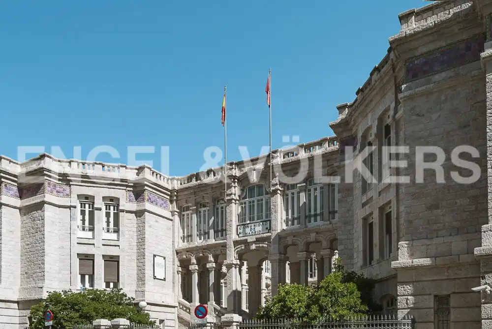 Vista exterior de Apartamento de alquiler en Madrid con Aire acondicionado, Calefacción y Amueblado