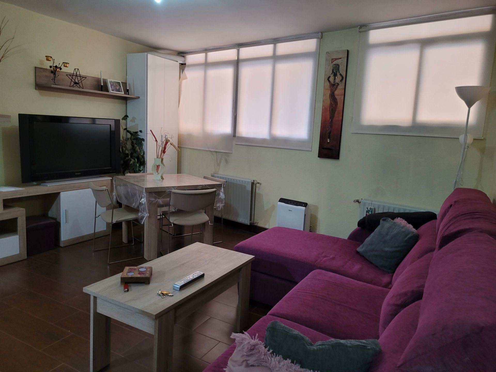 Living room of Apartment to rent in Cuenca Capital  with Heating, Furnished and Oven