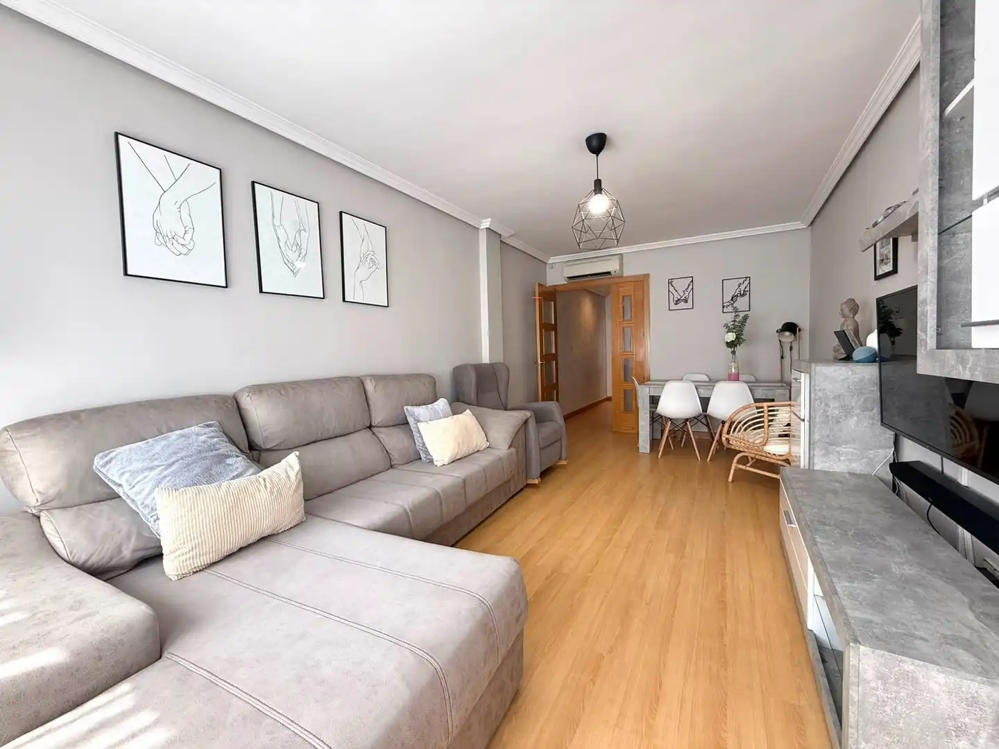 Wohnzimmer von Wohnung zum Verkauf in Getafe mit Heizung, Terrasse und Abstellraum