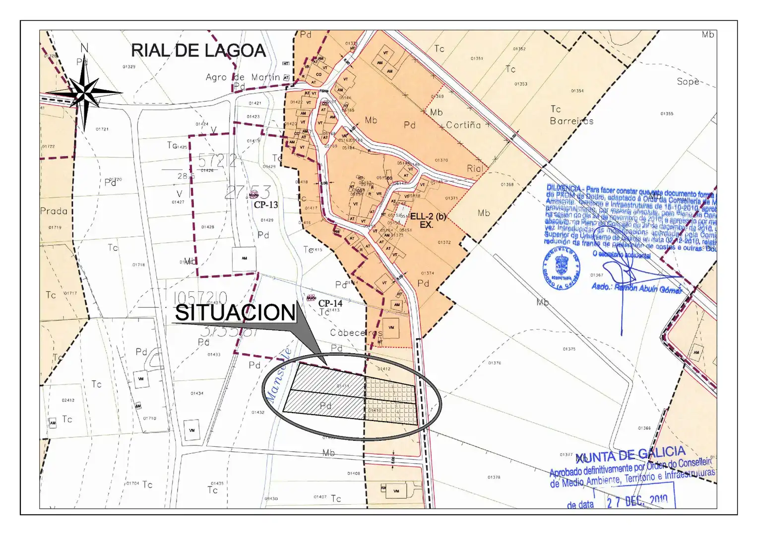 Terreni e lotti in vendita a Lugar Rial Lagoa, imagen 3