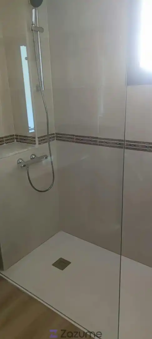 Bathroom of Flat for rent in Roquetas de Mar  with Air Conditioner, Heating and Terrace