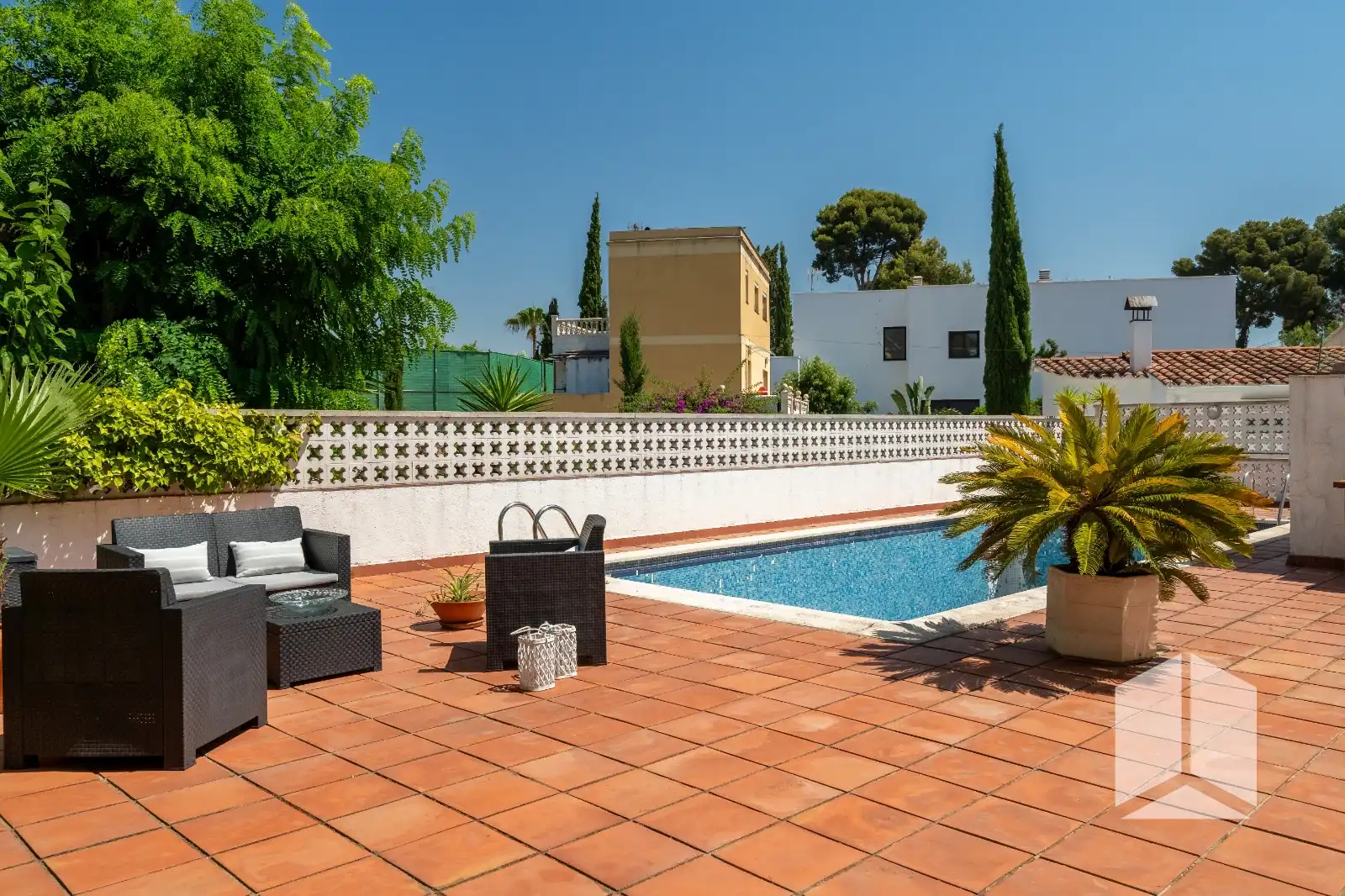 Jardí de Casa o xalet en venda en Castelldefels amb Terrassa, Piscina i Balcó