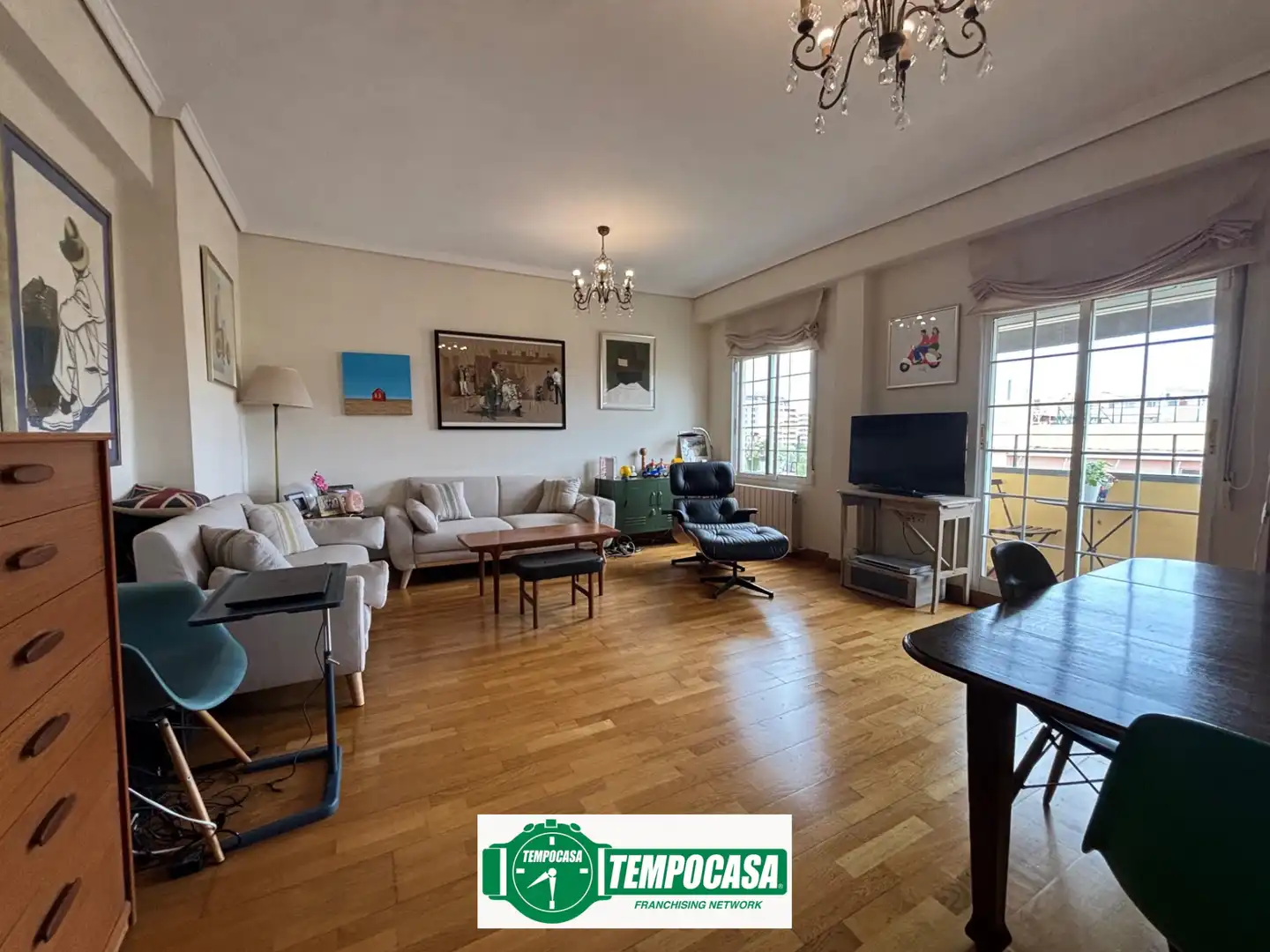 Sala de estar de Piso en venta en Valencia con Aire acondicionado y Balcón