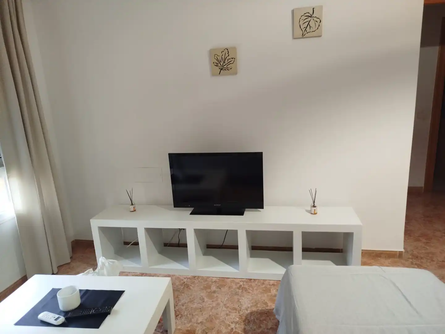 Sala d'estar de Pis en venda en Roquetas de Mar amb Aire condicionat, Calefacció i Moblat