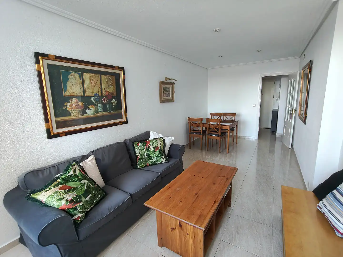 Living room of Apartments for rent in Madrid  with Air Conditioner, Heating and Furnished
