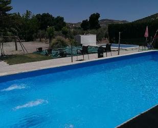 Swimming pool of Country house for sale in Benalúa de las Villas  with Air Conditioner, Heating and Private garden