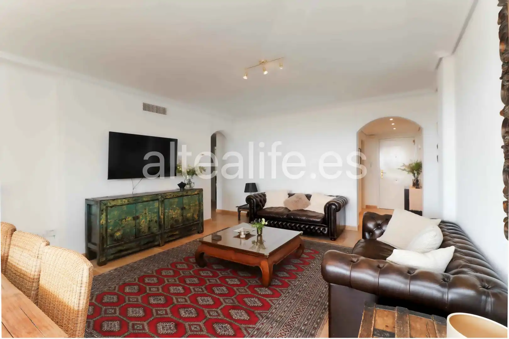 Sala de estar de Apartamento de alquiler en Altea con Terraza, Amueblado y Horno