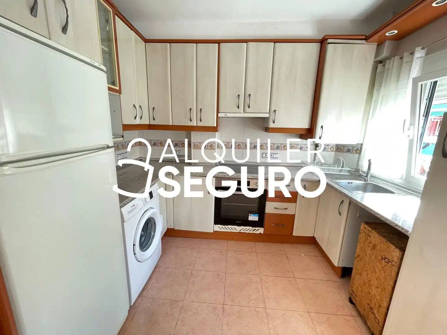 Cocina de Piso de alquiler en Madrid con Aire acondicionado, Calefacción y Terraza