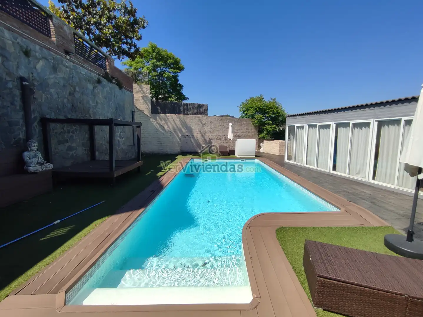 Piscina de Casa o xalet en venda en Cervelló amb Aire condicionat, Calefacció i Jardí privat
