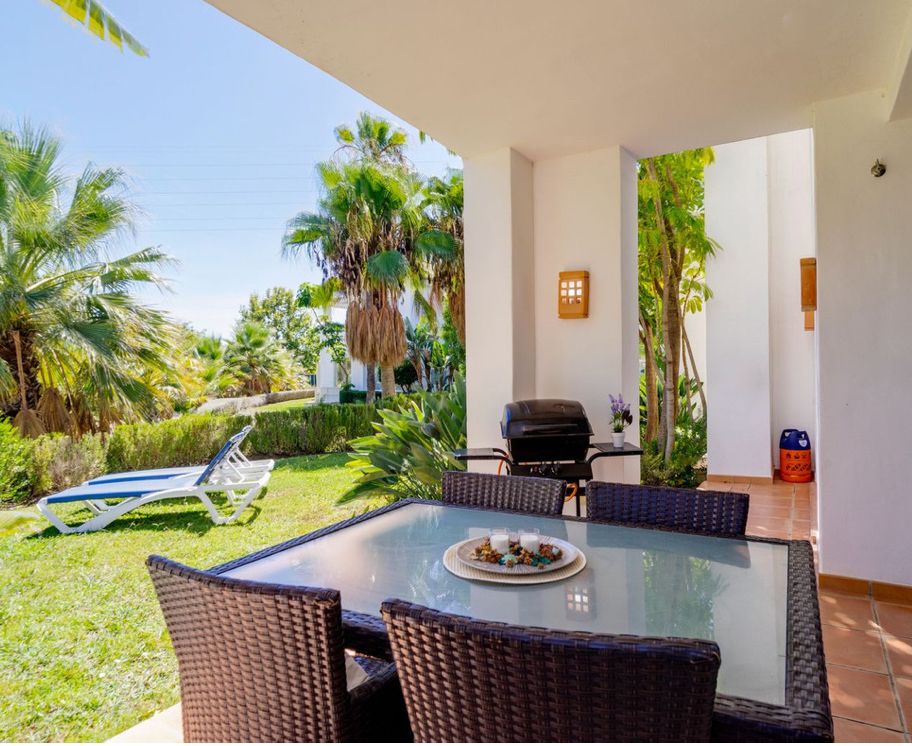 Garden of Flat for sale in Casares  with Private garden, Furnished and Oven