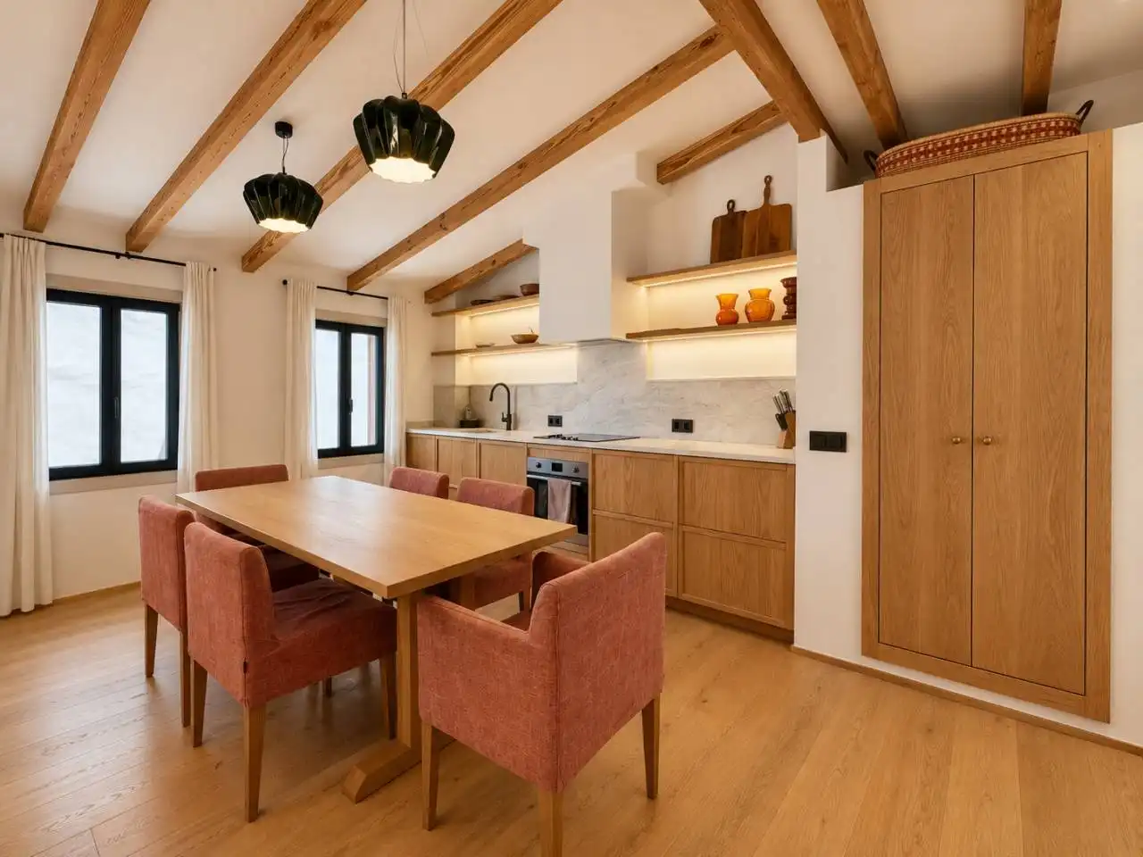 Cocina de Ático en venta en  Palma de Mallorca con Aire acondicionado, Calefacción y Parquet