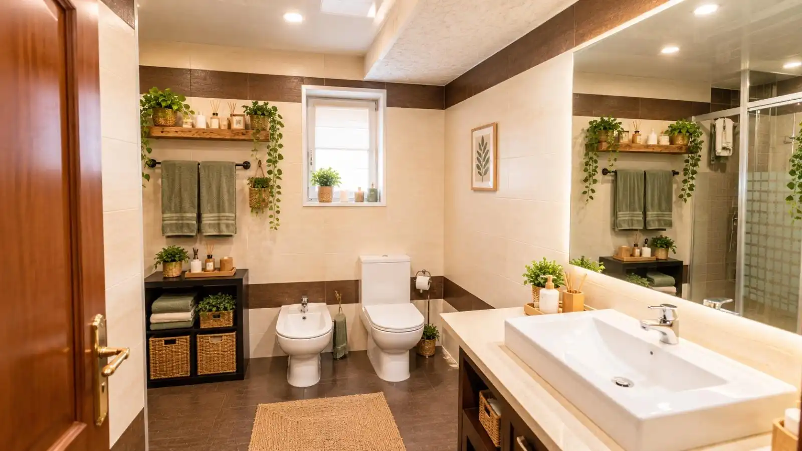 Baño de Casa o chalet en venta en Sabadell con Aire acondicionado, Calefacción y Parquet