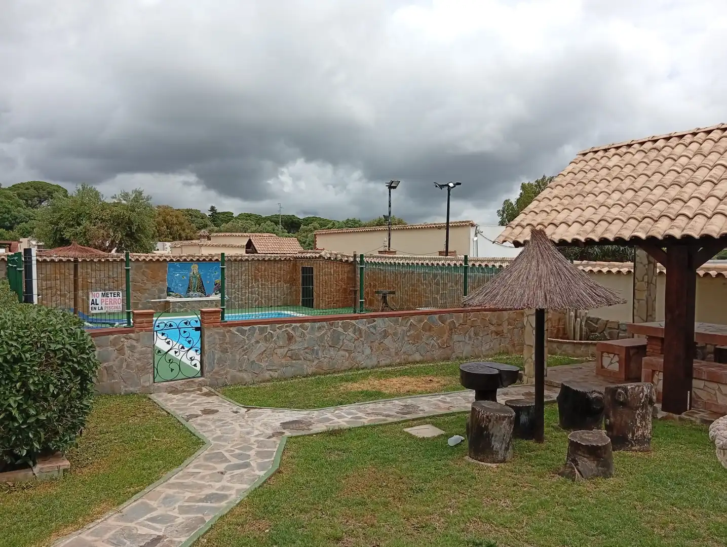 Piscina de Casa o chalet de alquiler en Barbate con Aire acondicionado, Calefacción y Jardín privado
