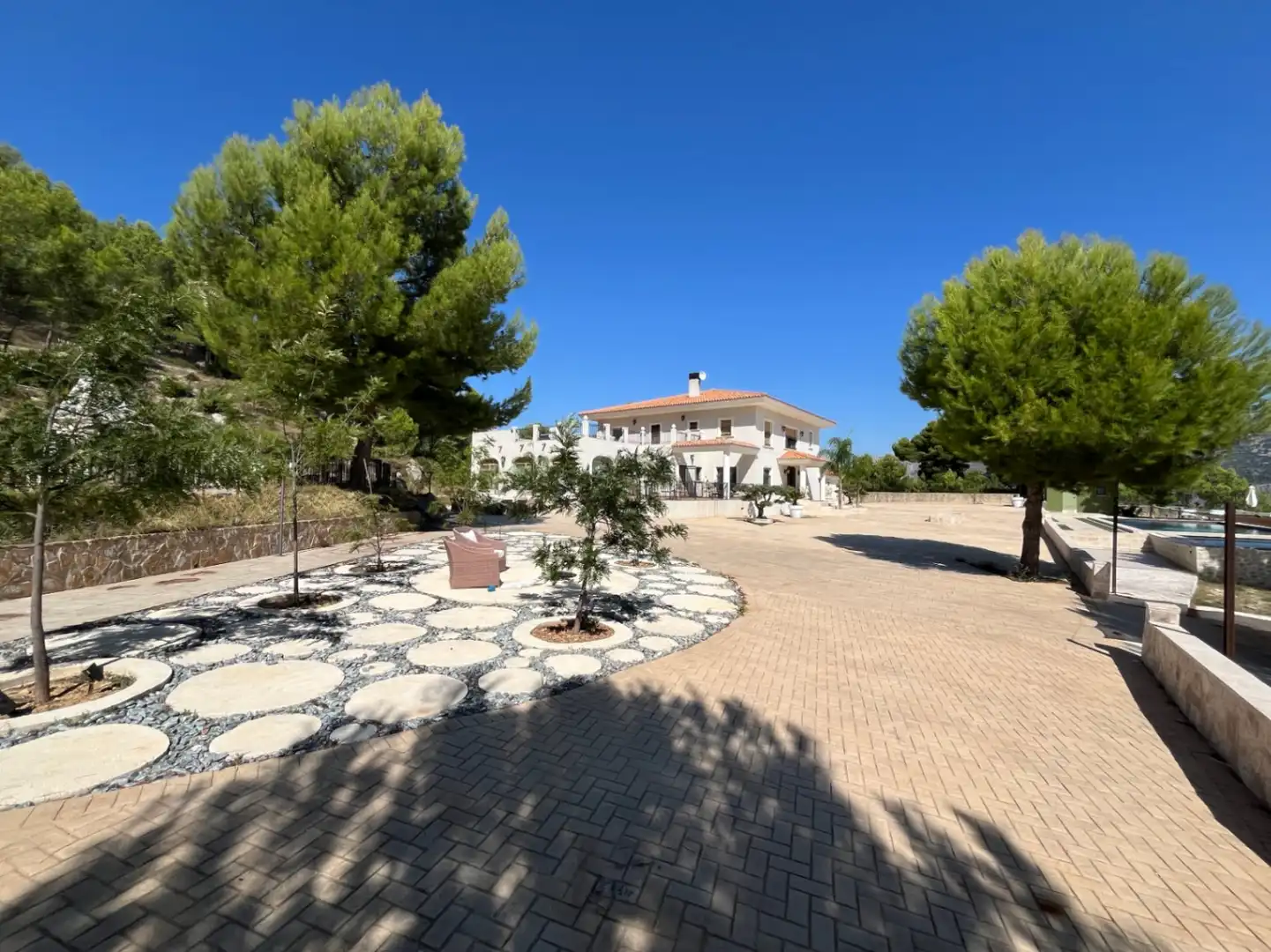 Vista exterior de Casa o chalet en venta en Benimantell con Aire acondicionado, Jardín privado y Terraza