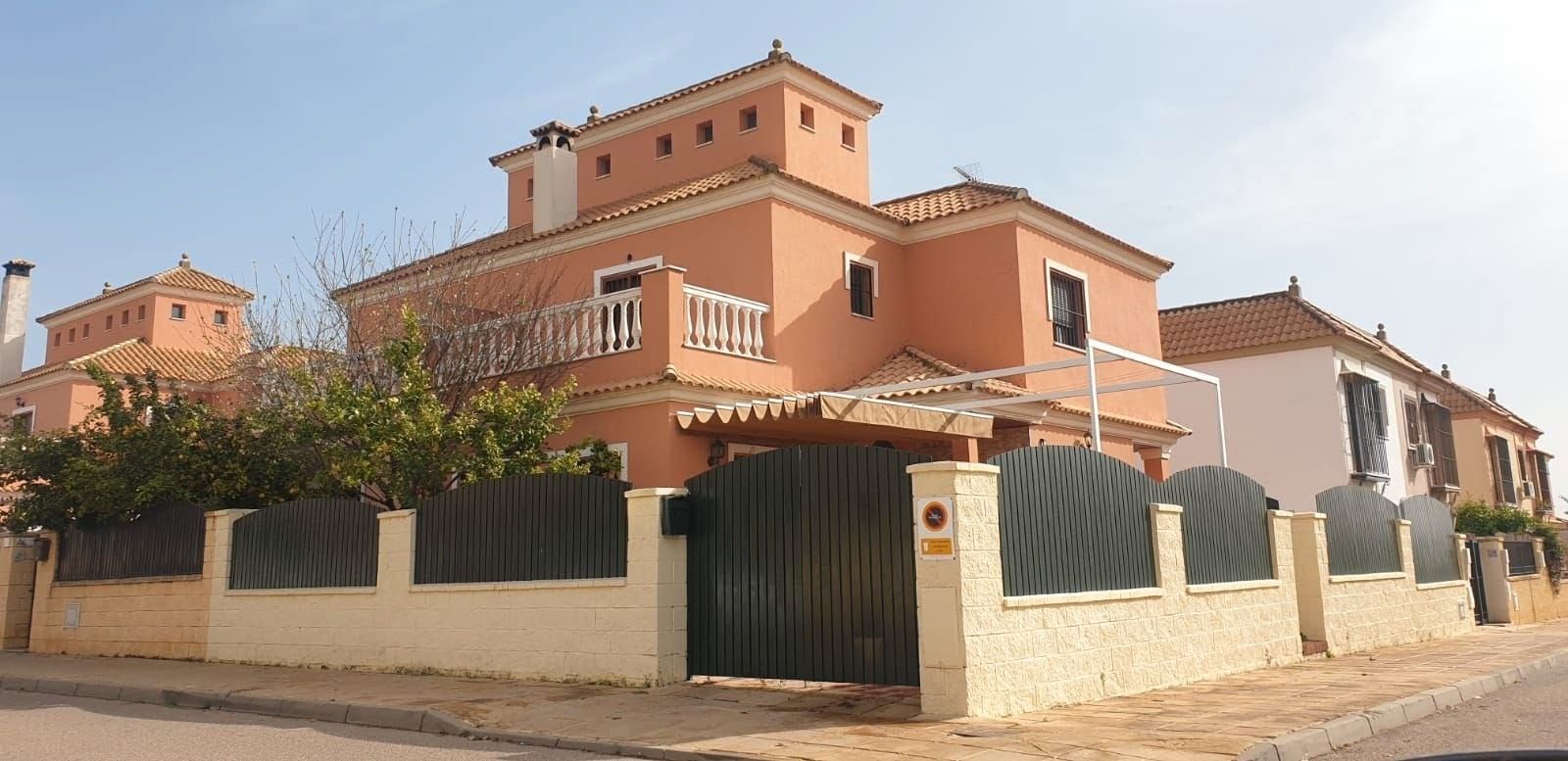 Exterior view of House or chalet for sale in Burguillos  with Air Conditioner, Heating and Private garden