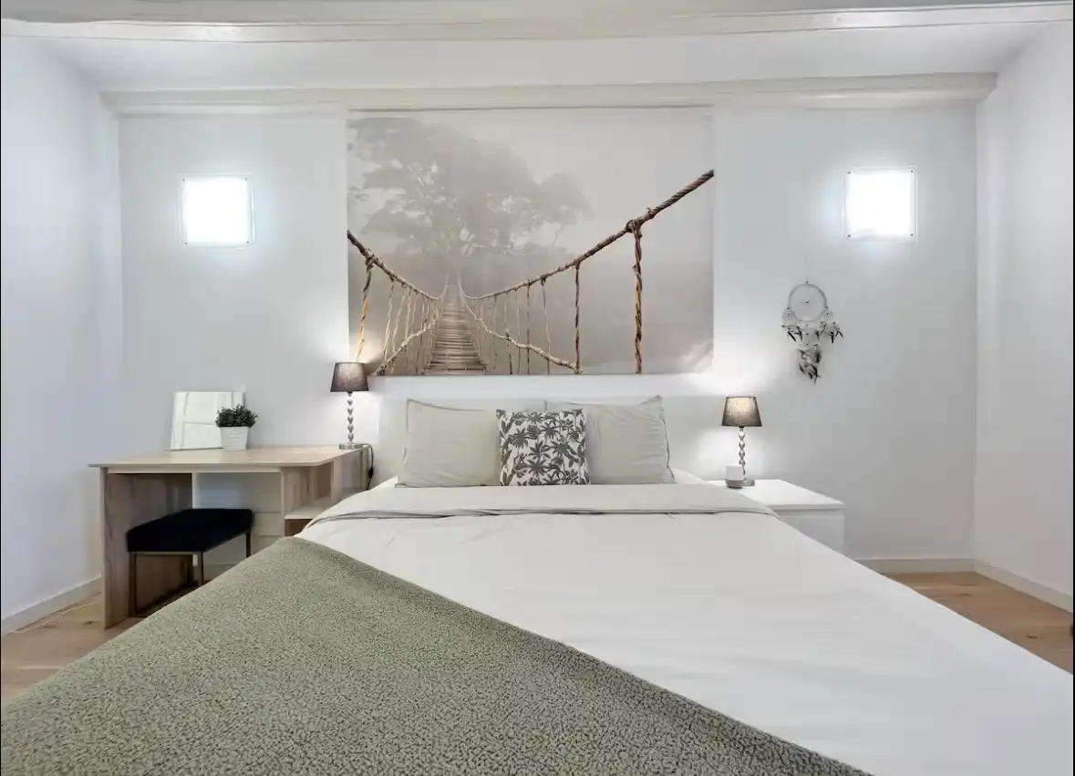 Schlafzimmer von Wohnung zum Verkauf in Barcelona mit Parkett, Terrasse und Abstellraum