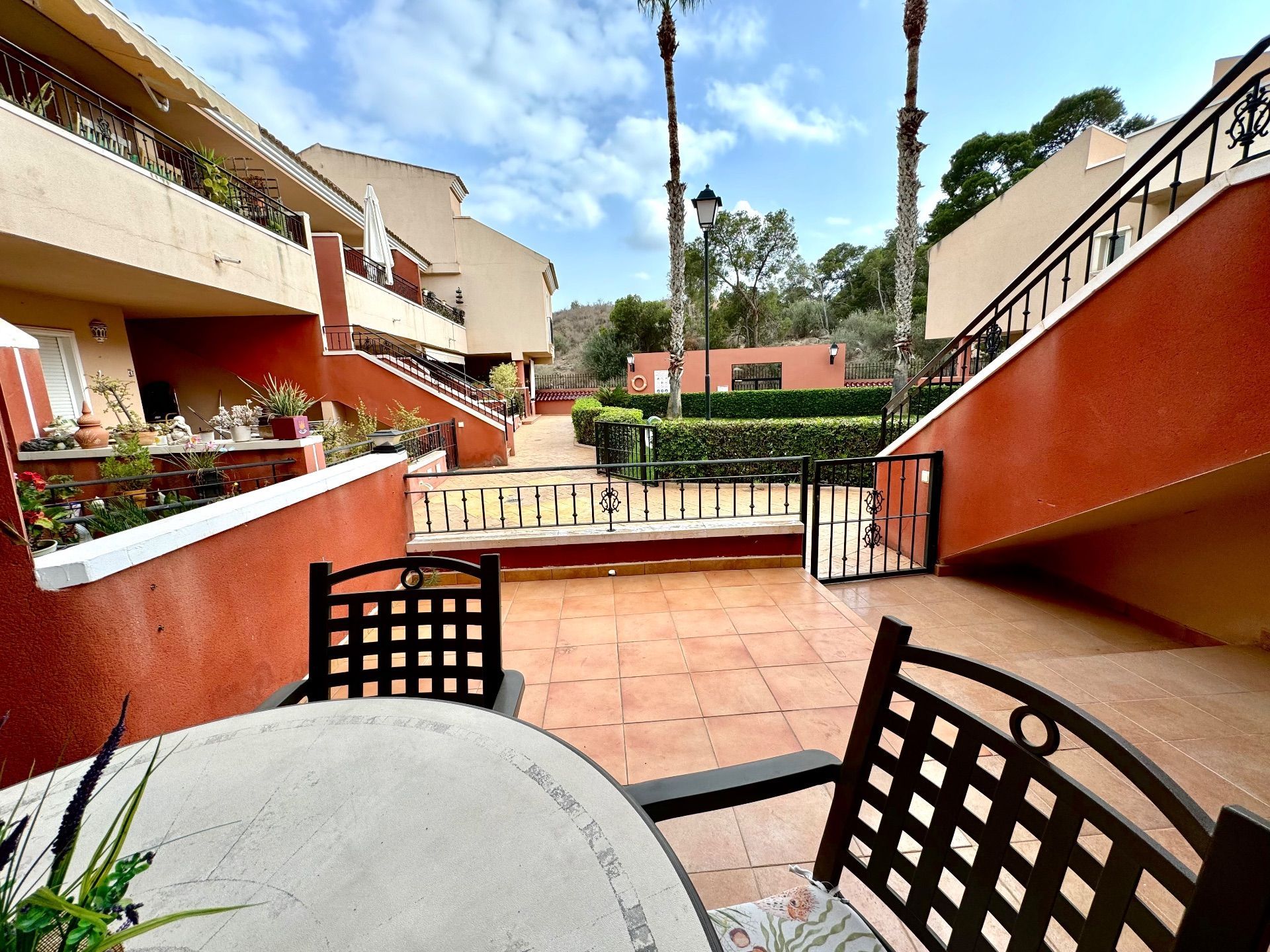 Terrace of Flat to rent in Orihuela  with Air Conditioner, Swimming Pool and Furnished