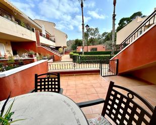 Terrace of Flat to rent in Orihuela  with Air Conditioner, Swimming Pool and Furnished