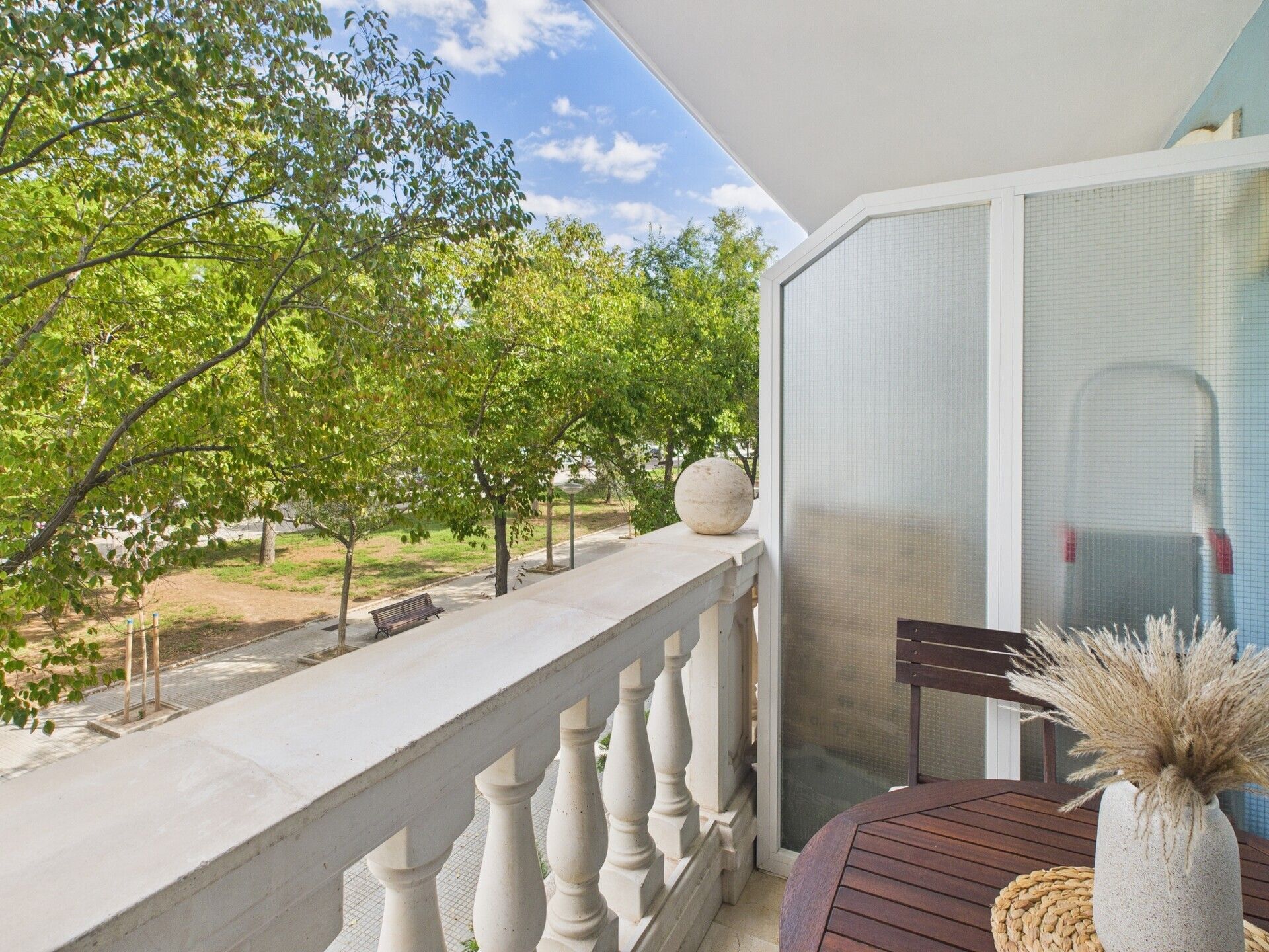 Balcony of Apartment to rent in  Palma de Mallorca  with Air Conditioner, Terrace and Furnished