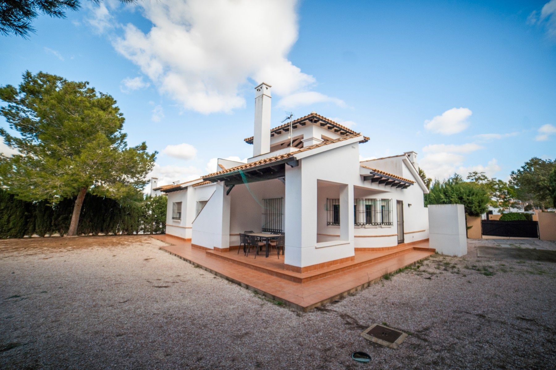 Exterior view of House or chalet for sale in Fuente Álamo de Murcia  with Swimming Pool