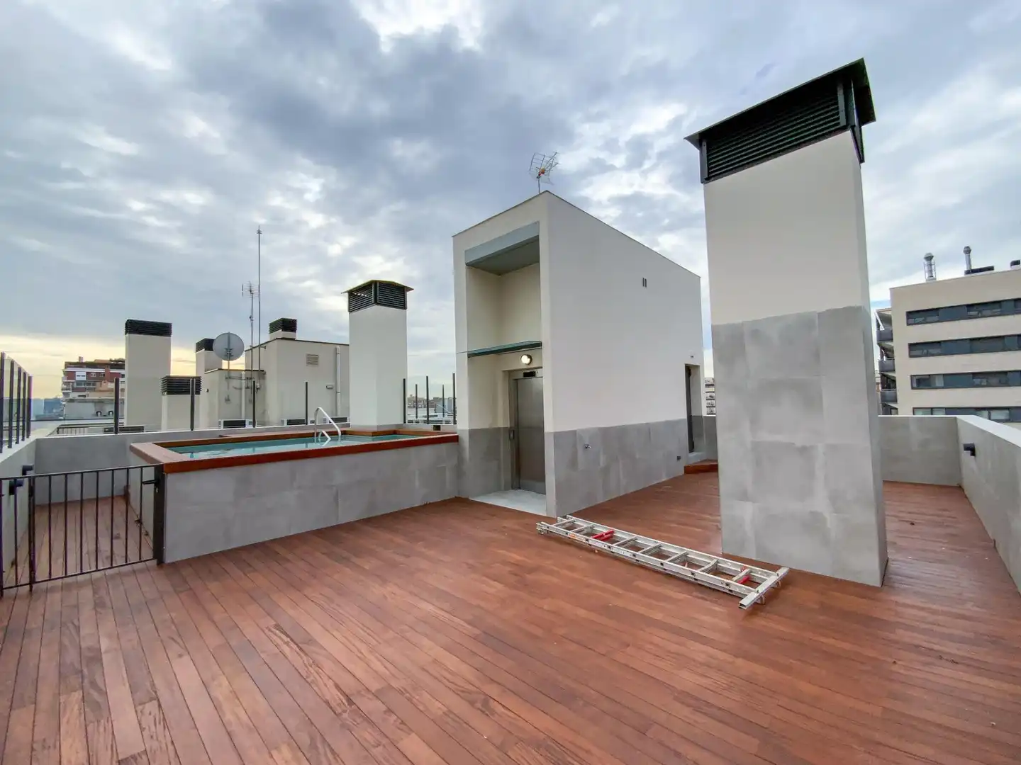 Terraza de Piso de alquiler en Barcelona con Aire acondicionado, Parquet y Balcón