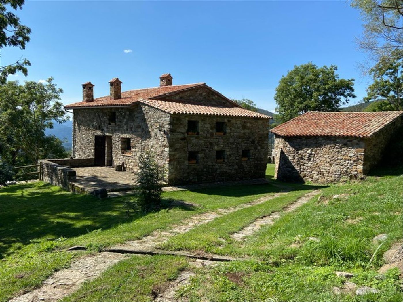Vista exterior de Casa o xalet en venda en Ogassa